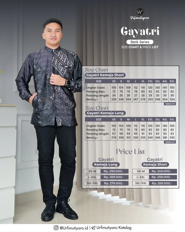Gayatri Kemeja Long Batik Series Couple - Image 5