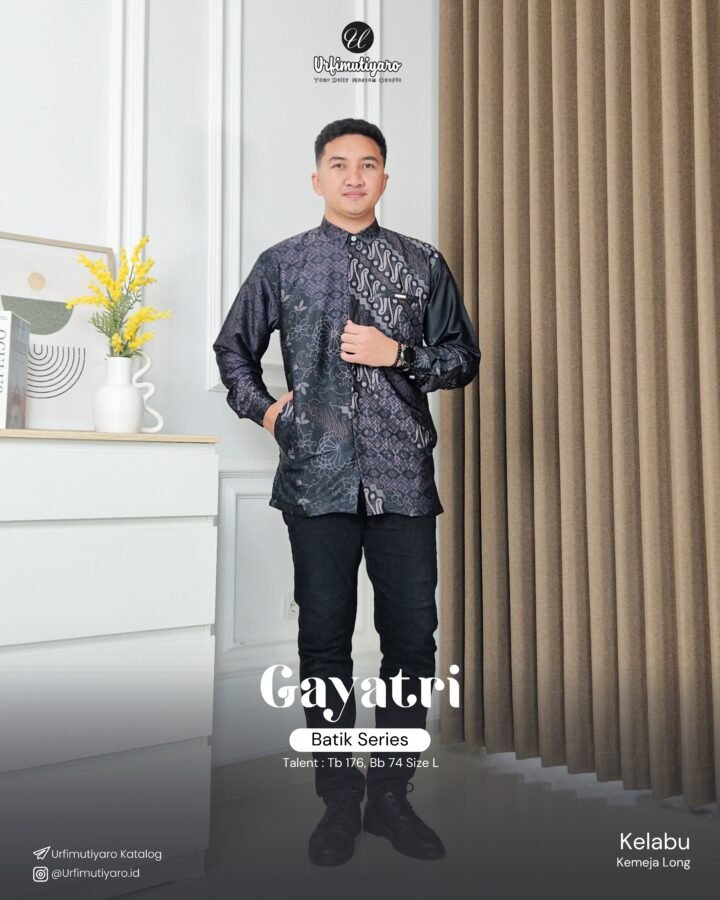 Gayatri Kemeja Long Batik Series Couple - Image 3