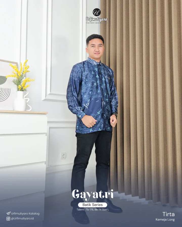 Gayatri Kemeja Long Batik Series Couple - Image 4