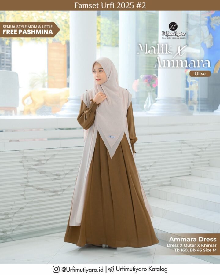 AMMARA DRESS ONLY x OUTER MOM - Gambar 4