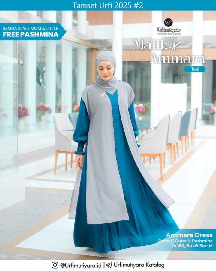AMMARA DRESS ONLY x OUTER MOM - Gambar 5
