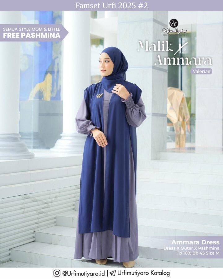AMMARA DRESS ONLY x OUTER MOM - Gambar 3