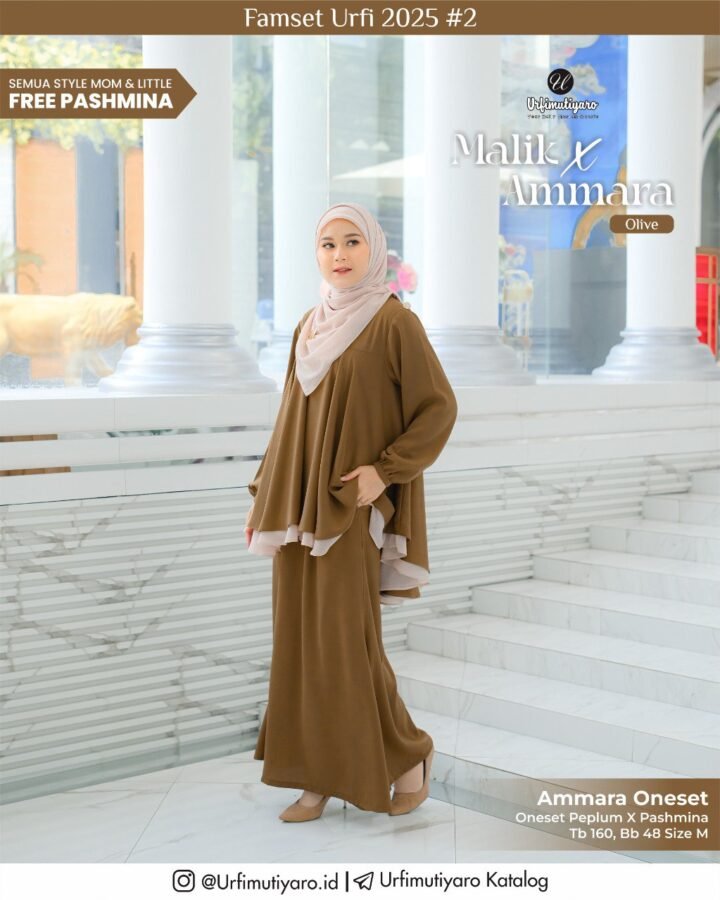AMMARA ONESET PEPLUM MOM - Gambar 4