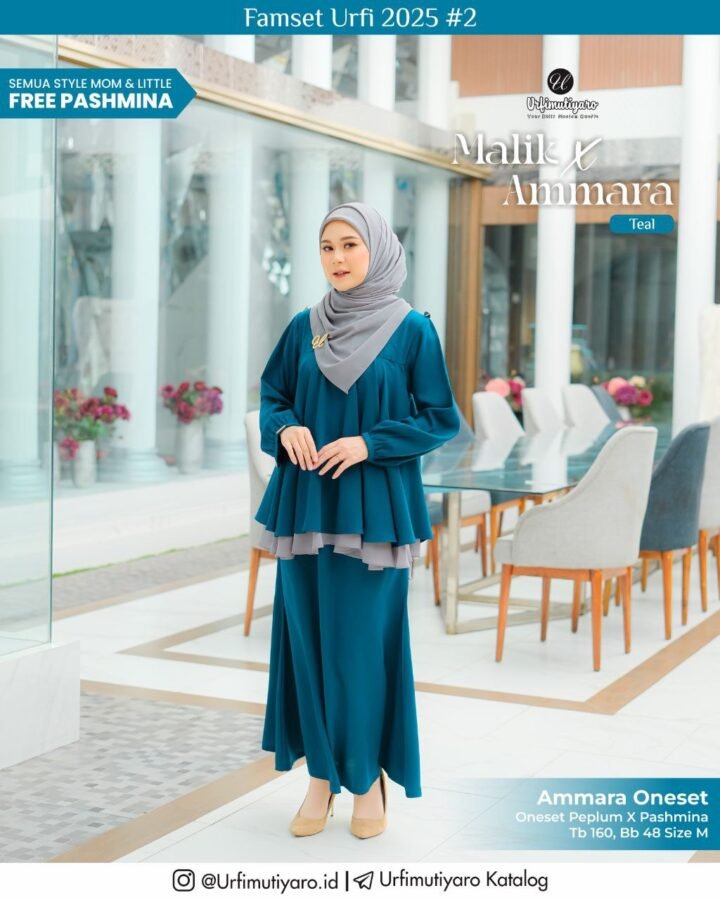 AMMARA ONESET PEPLUM MOM - Gambar 5