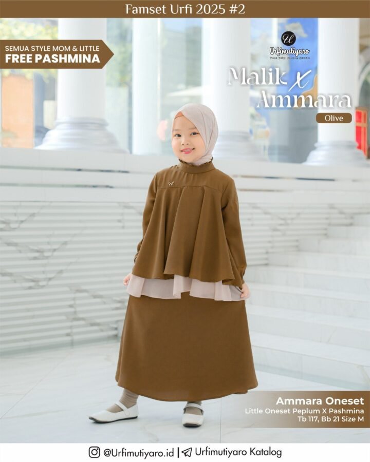 AMMARA LITTLE ONESET PEPLUM - Gambar 3