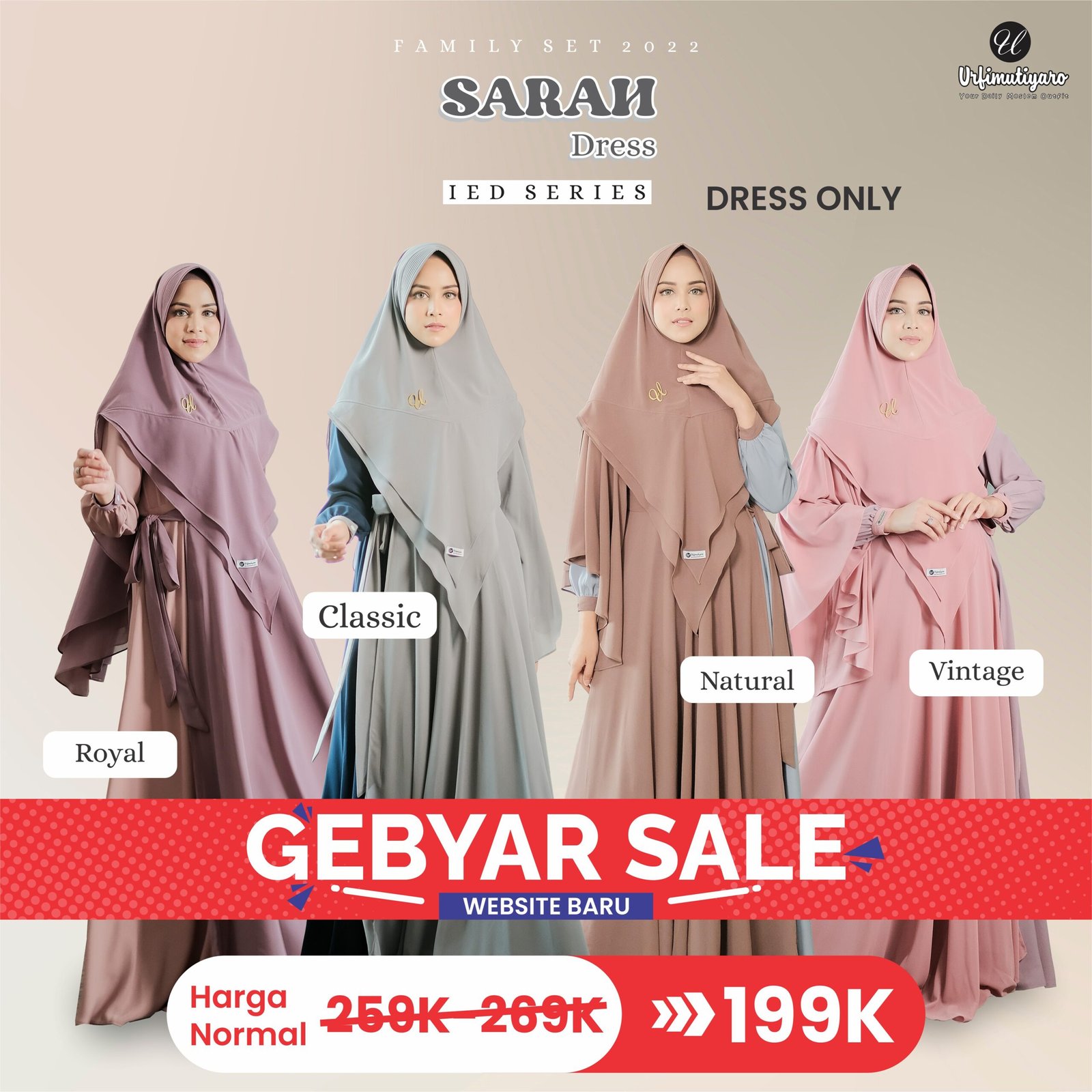 SARAH DRESS ONLY MOM