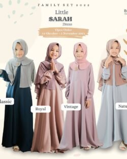 LITTLE SARAH DRESS SET CAPE