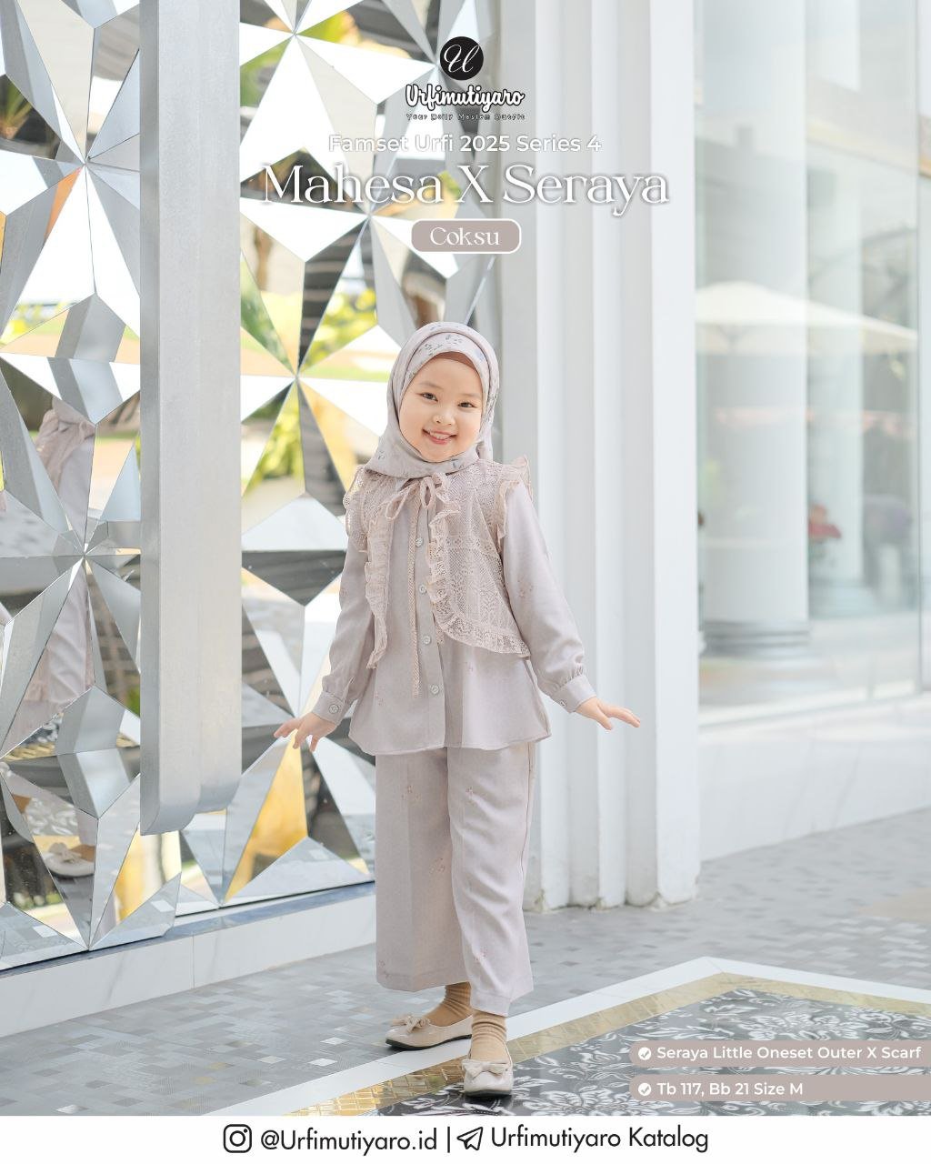 SERAYA SCARF LITTLE - Gambar 3
