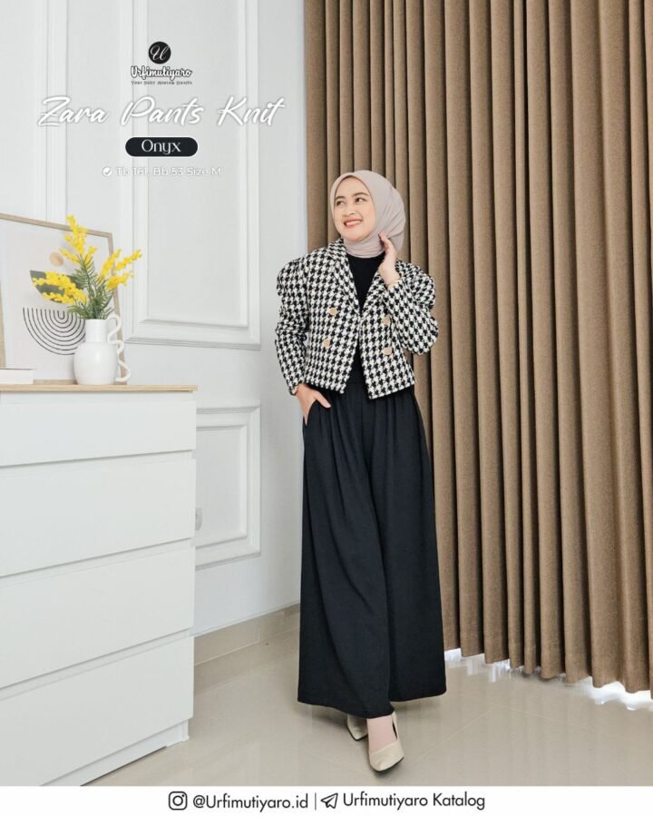 ZARA PANTS KNIT - Gambar 5