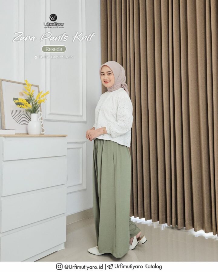 ZARA PANTS KNIT - Gambar 6
