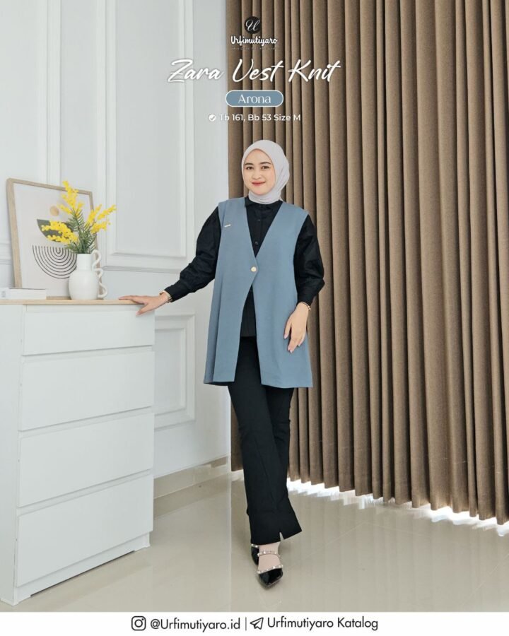 ZARA VEST KNIT - Gambar 9