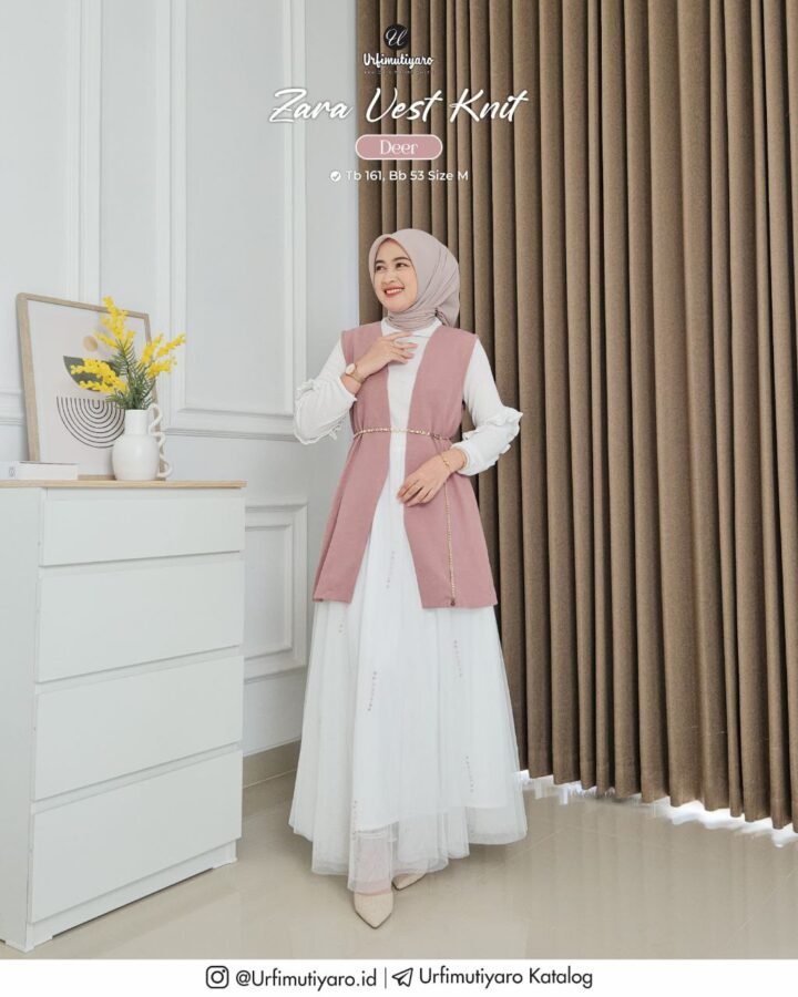 ZARA VEST KNIT - Gambar 3