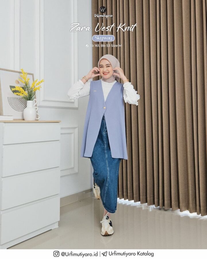 ZARA VEST KNIT - Gambar 8
