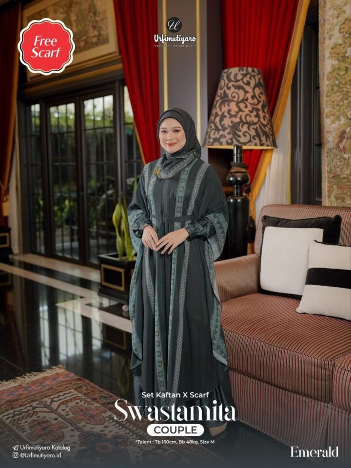SWASTAMITA DRESS SET KAFTAN - Gambar 4