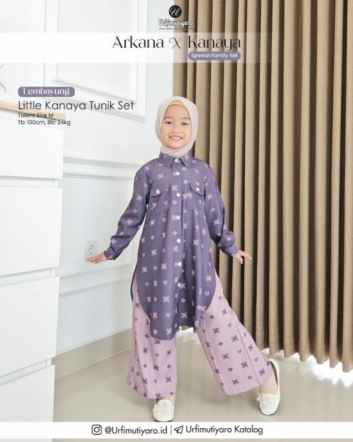 KANAYA LITTLE TUNIK SET - Gambar 3