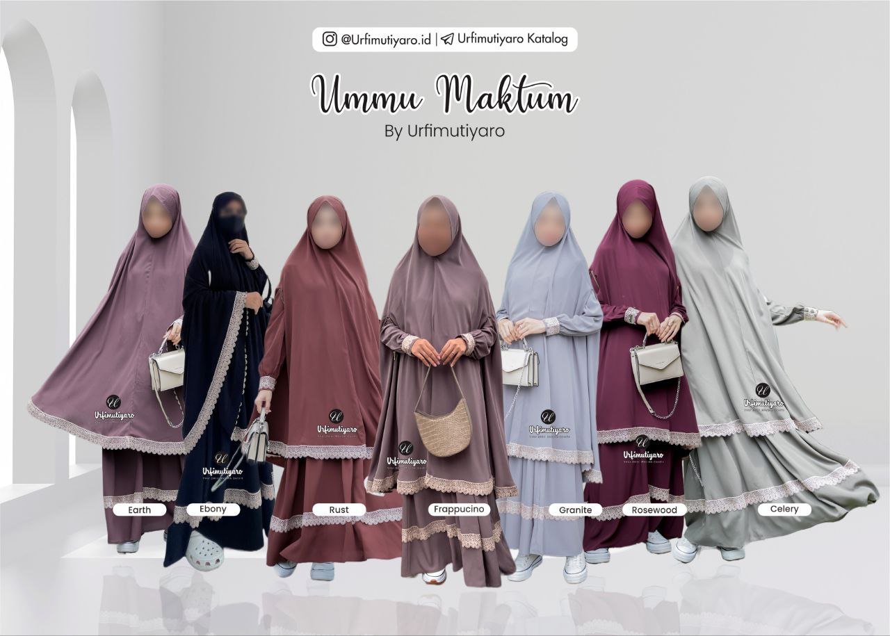 UMMU MAKTUM DRESS SET KHIMAR