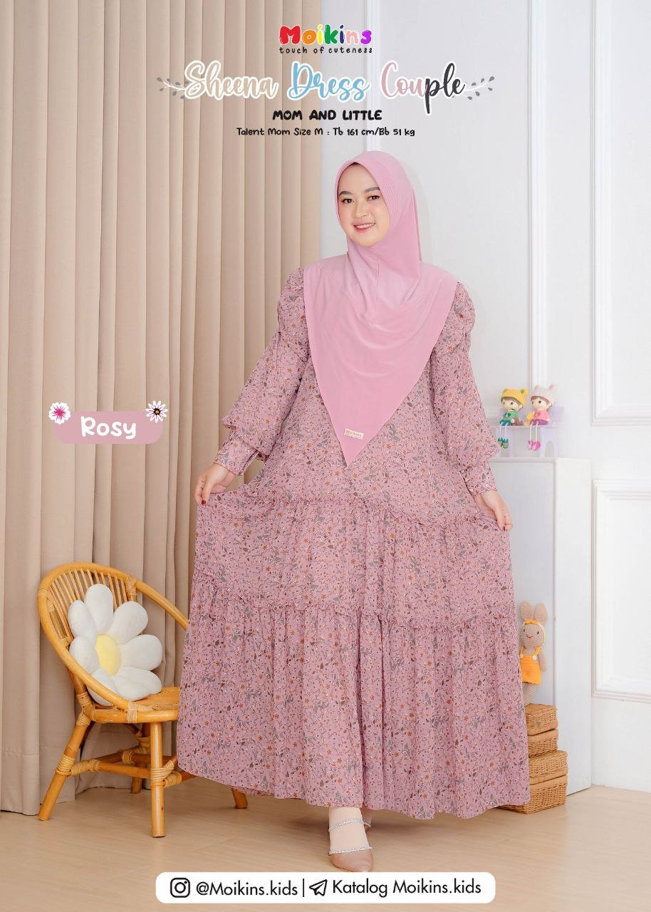 SHEENA DRESS MOM (FURING RAYON) - Gambar 4