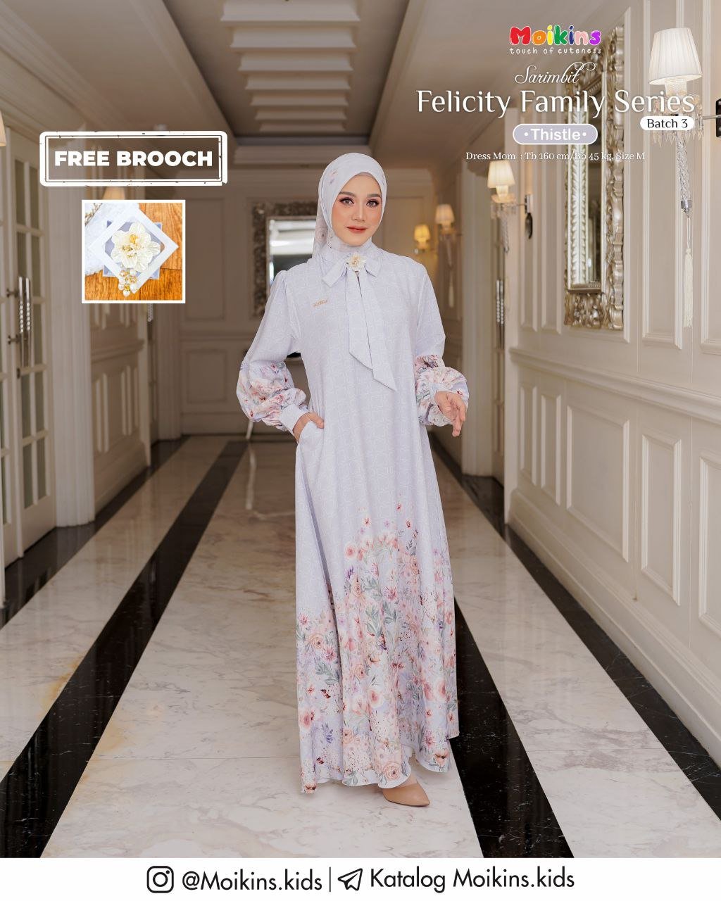FELICITY DRESS MOM - Gambar 3