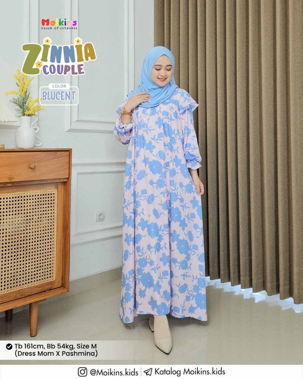 ZINNIA DRESS MOM - Gambar 3