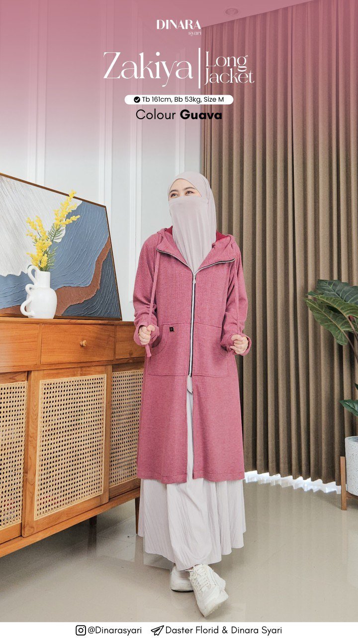 ZAKIYA LONG JACKET - Gambar 7