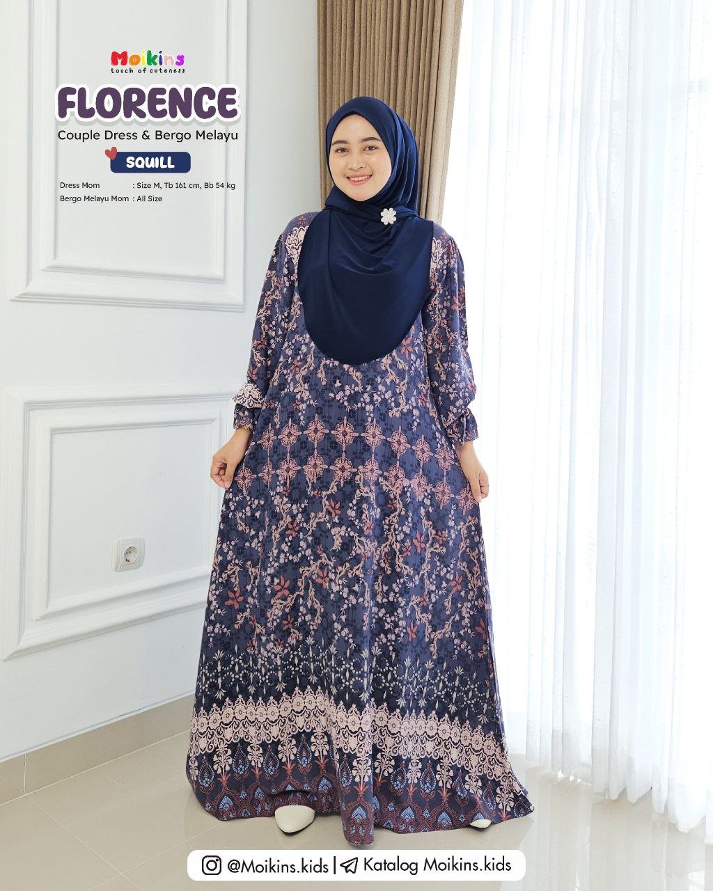 FLORENCE DRESS MOM - Gambar 3
