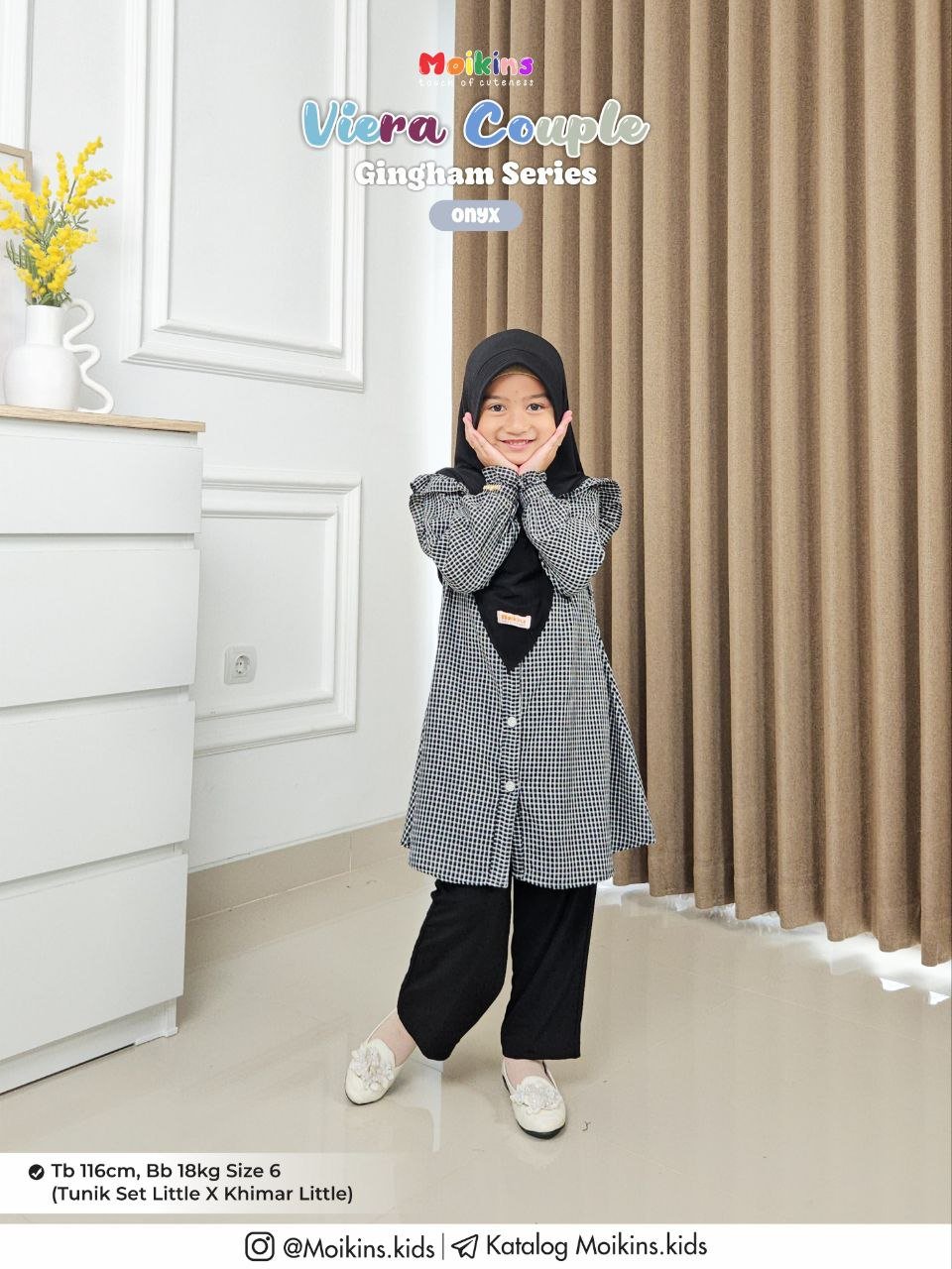 VIERA TUNIK SET PANTS LITTLE - Gambar 8