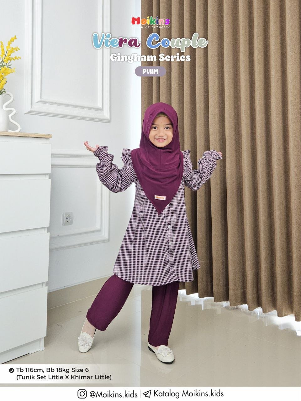 VIERA TUNIK SET PANTS LITTLE - Gambar 7