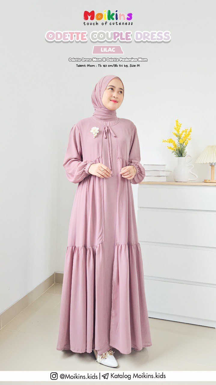 ODETTE COUPLE DRESS MOM - Gambar 2