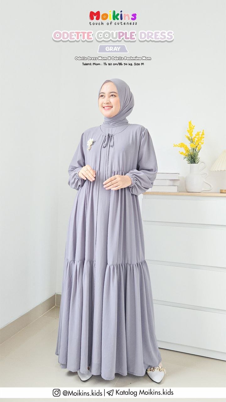 ODETTE COUPLE DRESS MOM - Gambar 3