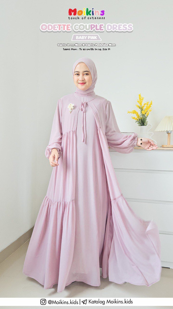 ODETTE COUPLE DRESS MOM - Gambar 4