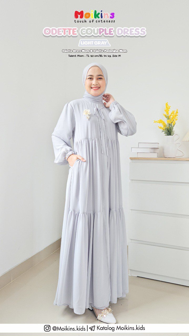 ODETTE COUPLE DRESS MOM - Gambar 5