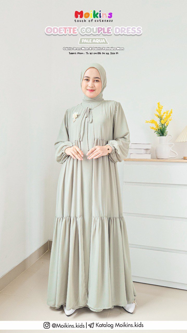 ODETTE COUPLE DRESS MOM - Gambar 6