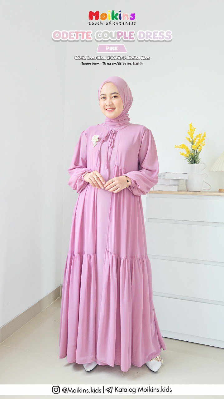 ODETTE COUPLE DRESS MOM - Gambar 7