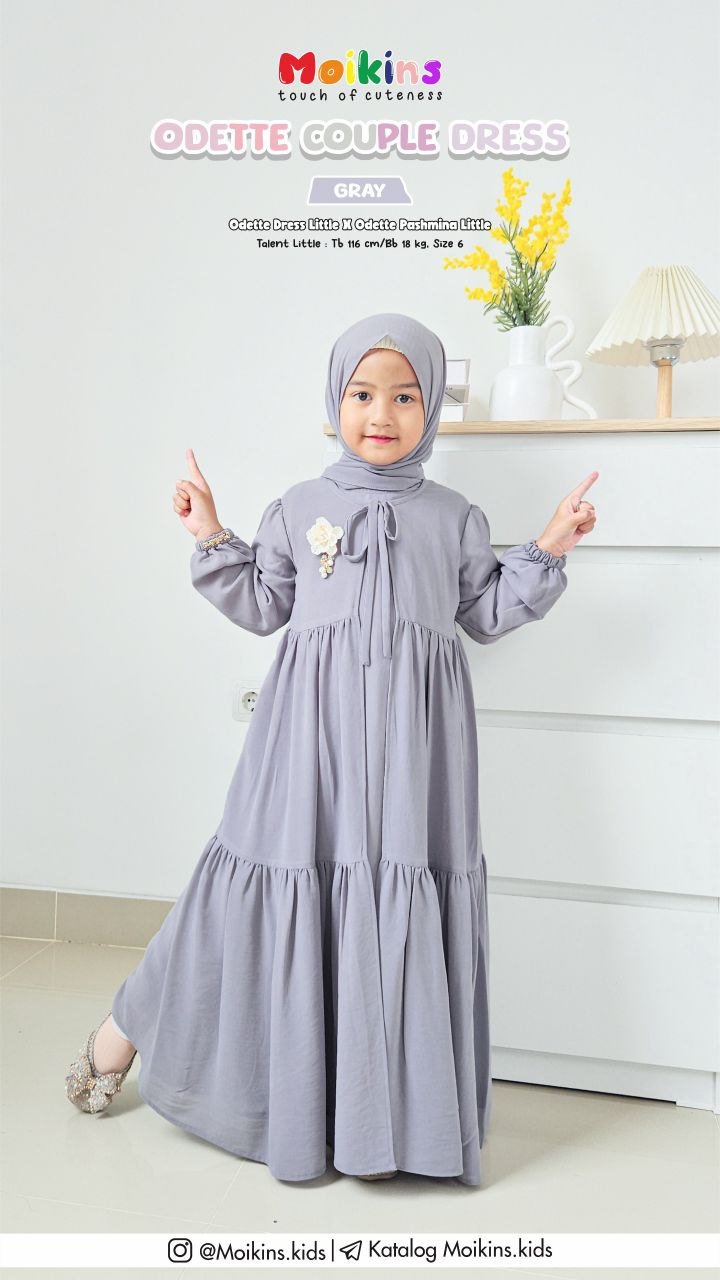 ODETTE DRESS LITTLE - Gambar 3