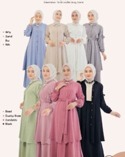 REINA MOM TUNIK SET SKIRT