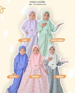 DIORA PASTEL DRESS SET