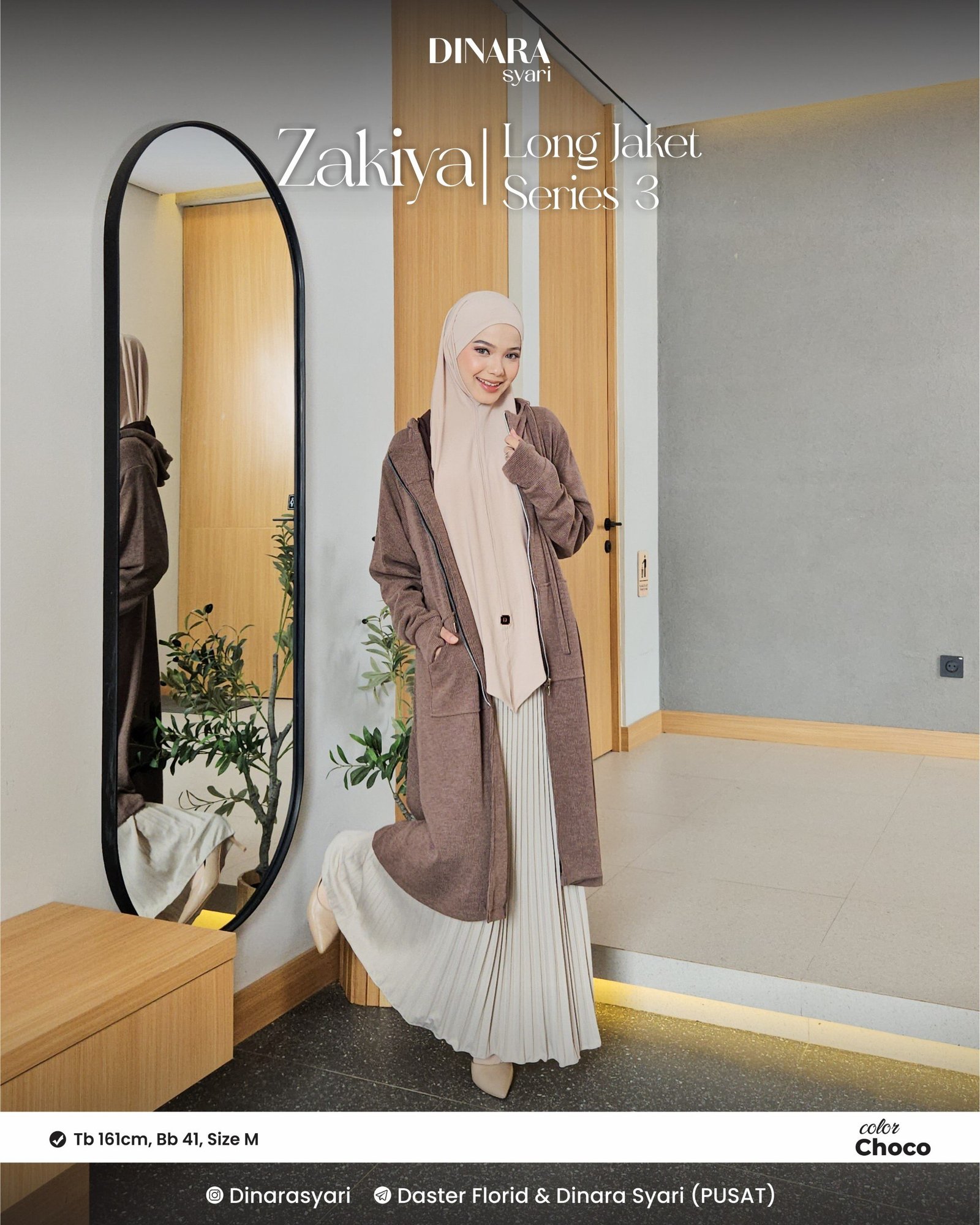 ZAKIYA LONG JACKET - Gambar 14