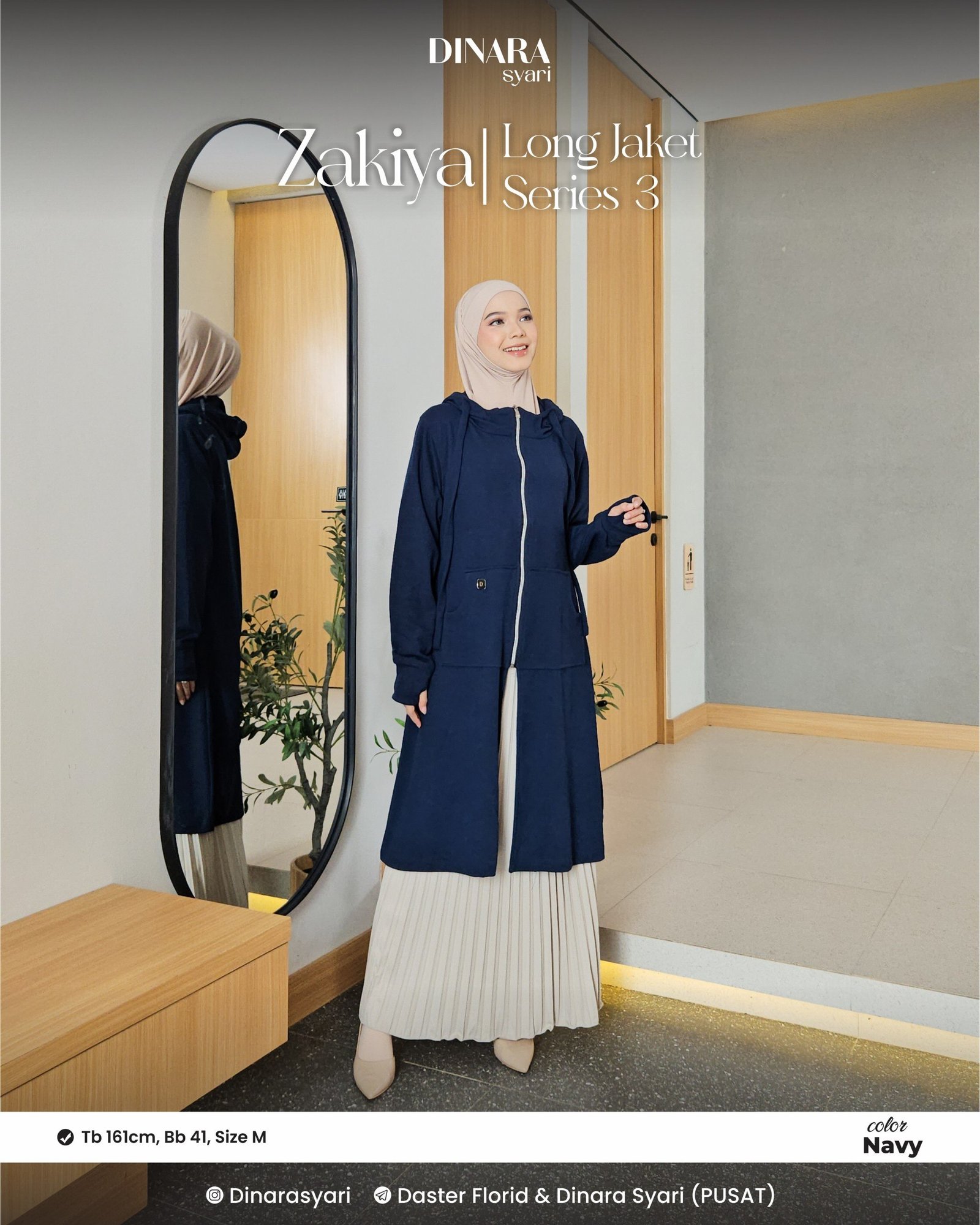 ZAKIYA LONG JACKET - Gambar 18