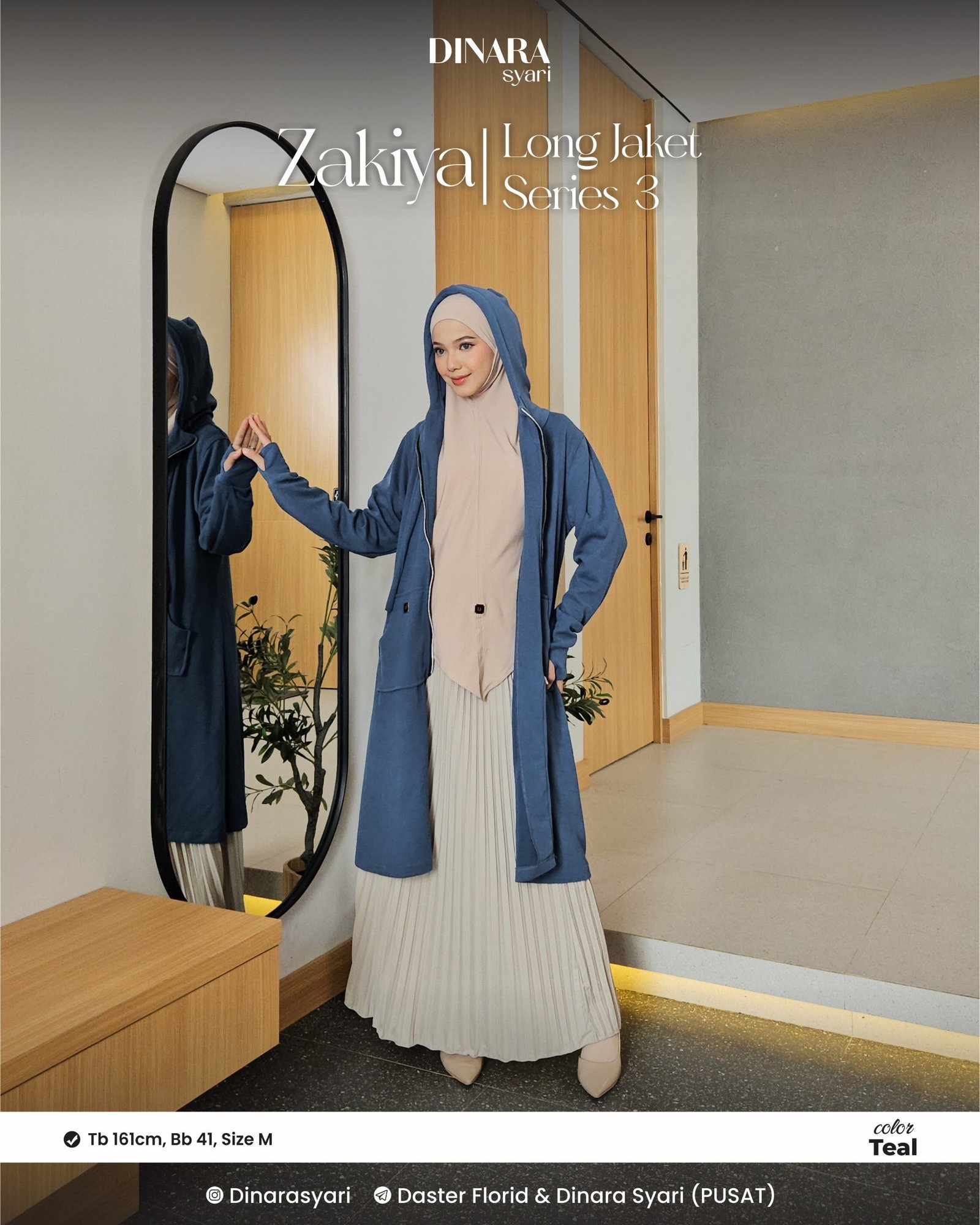 ZAKIYA LONG JACKET - Gambar 21