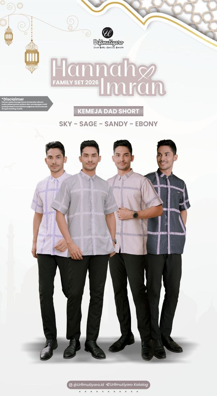 IMRAN KEMEJA DAD SHORT