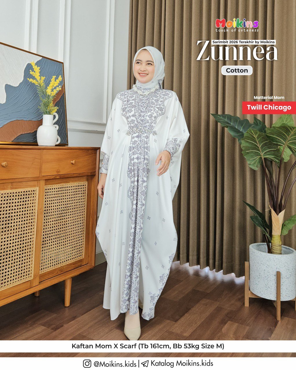 ZUNNEA COUPLE KAFTAN MOM - Gambar 5