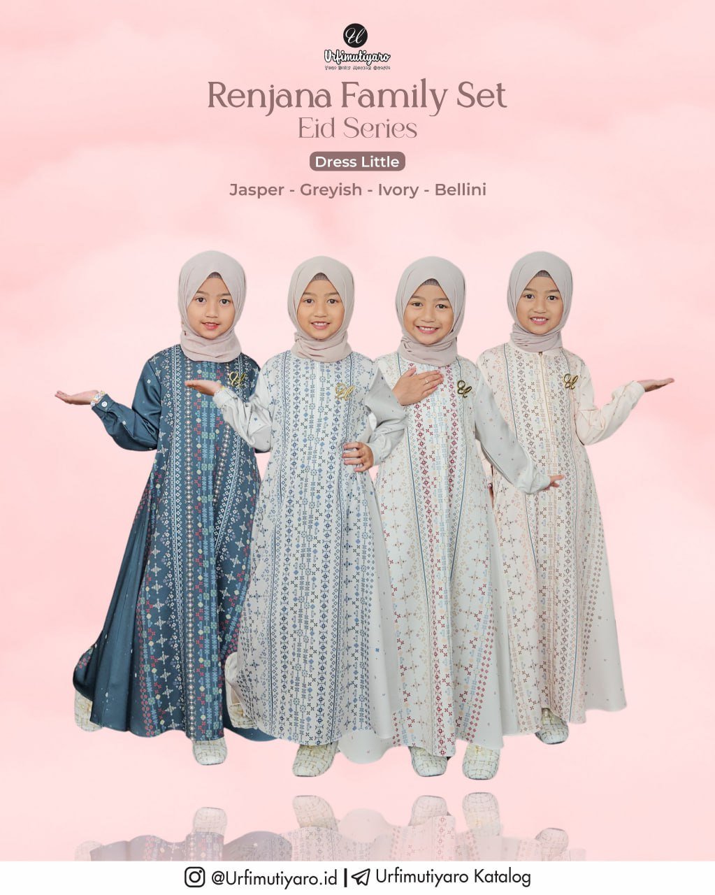 RENJANA FAMILY SET DRESS LITTLE