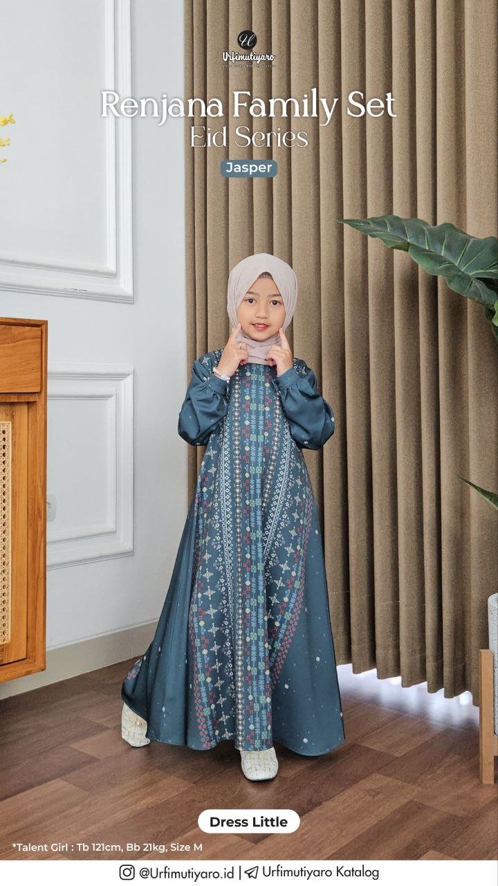 RENJANA FAMILY SET DRESS LITTLE - Gambar 2