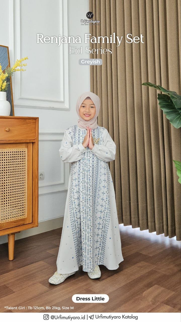 RENJANA FAMILY SET DRESS LITTLE - Gambar 5