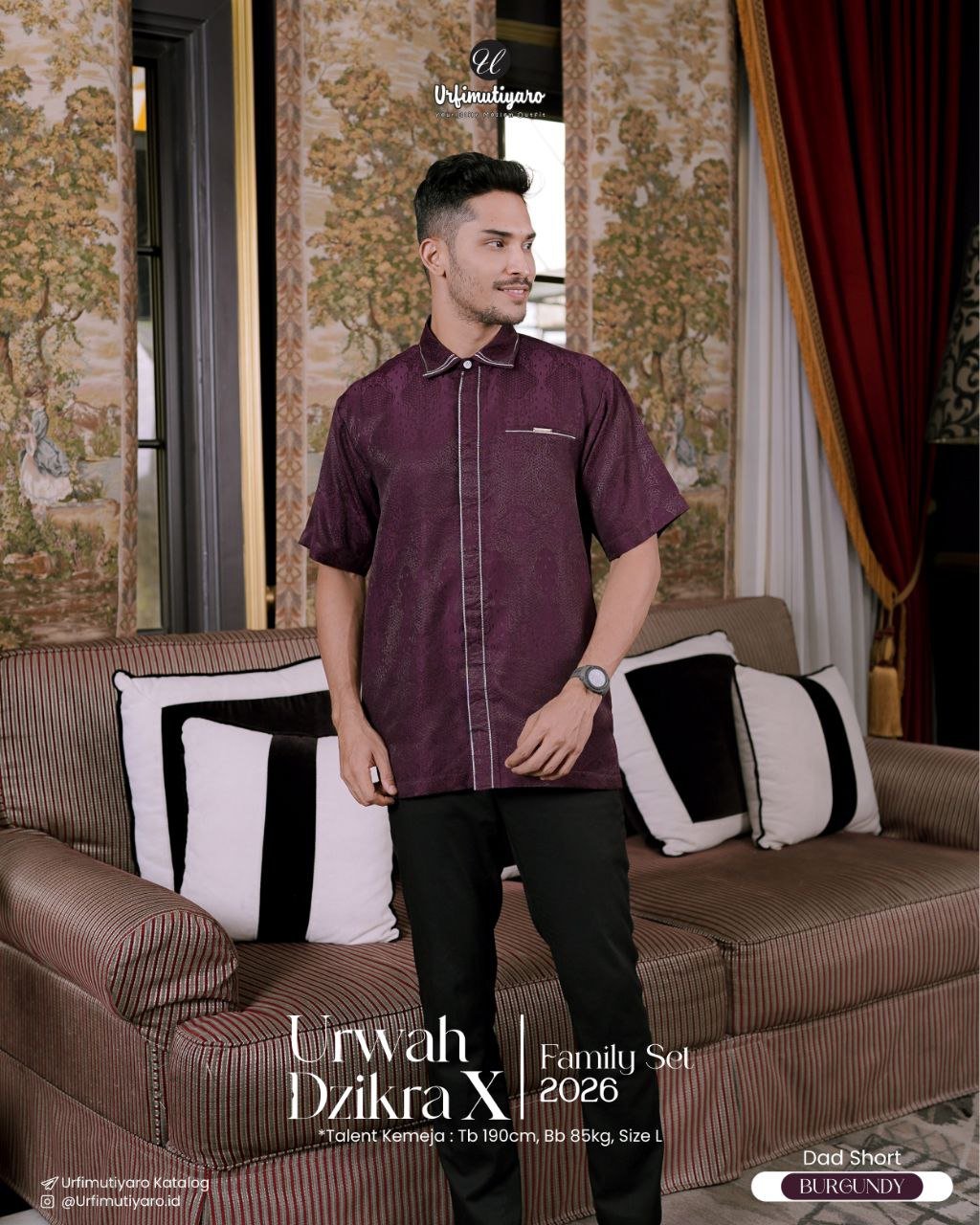 URWAH X DZIKRA BURGUNDY - Gambar 7