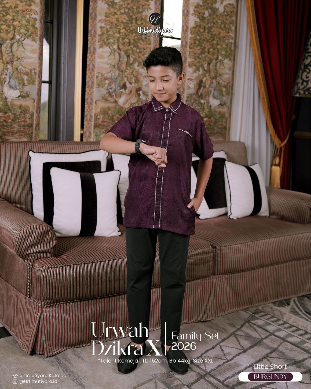 URWAH X DZIKRA BURGUNDY - Gambar 9