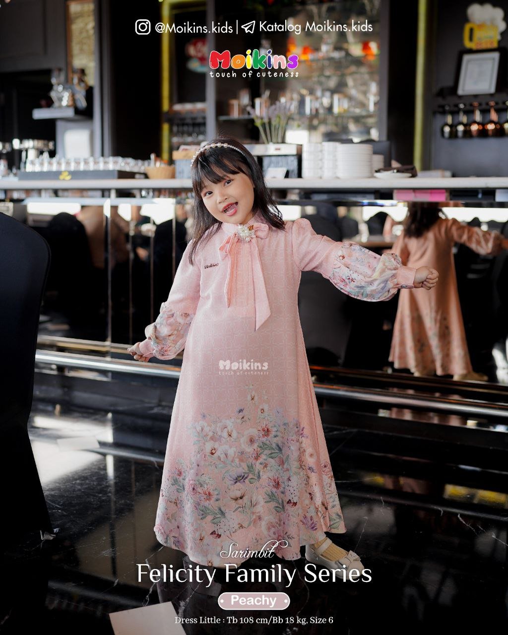 FELICITY FAMILY SET PEACHY - Gambar 6
