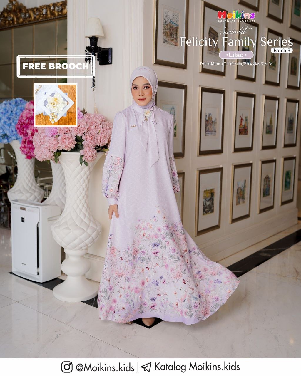 FELICITY FAMILY SET LILAC - Gambar 2