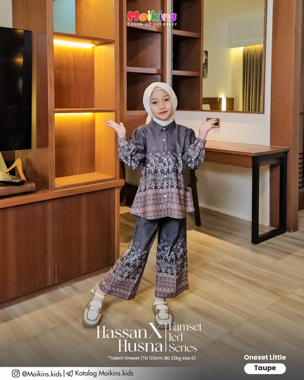 HASSAN X HUSNA TAUPE - Gambar 2