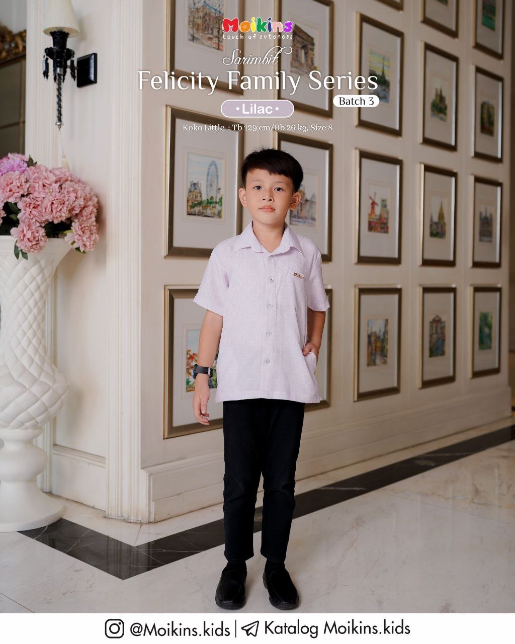 FELICITY FAMILY SET LILAC - Gambar 6